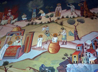 ΑΓΙΟΓΡΑΦΙΕΣ: Το μαρτύριο των Αγίων Ραφαήλ, Νικολάου και Ειρήνης - Φωτογραφία 1