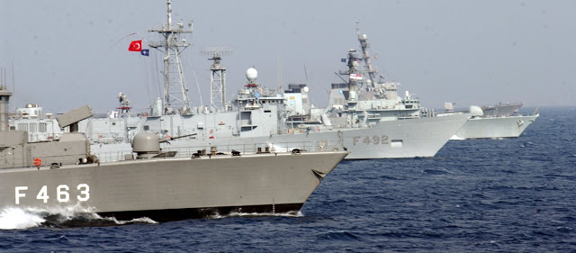 Πλοίο του τουρκικού Ναυτικού αγκυροβόλησε στην Στρογγύλη! - Η Άγκυρα αμφισβητεί το σύμπλεγμα της Μεγίστης - Φωτογραφία 1