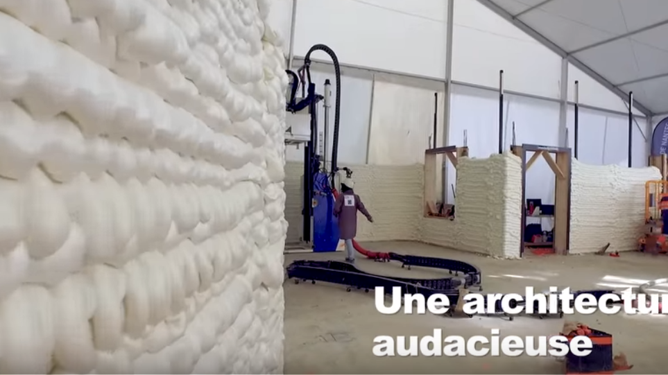 Στη Γαλλία η πρώτη κατοικία από ρομποτικό τρισδιάστατο εκτυπωτή - Φωτογραφία 1