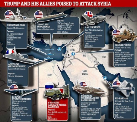 Πόλεμος Συρία: Αυτοί είναι οι 8 στόχοι που θα χτυπήσει ο Τραμπ (χάρτες) - Φωτογραφία 11