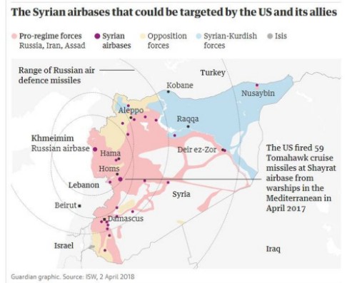 Πόλεμος Συρία: Αυτοί είναι οι 8 στόχοι που θα χτυπήσει ο Τραμπ (χάρτες) - Φωτογραφία 5