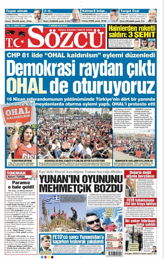 Εθνικιστική τρέλα στα τουρκικά ΜΜΕ - Φωτογραφία 6