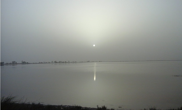 Η αφρικανική σκόνη έσβησε το ηλιοβασίλεμα στο Μεσολόγγι - Φωτογραφία 1