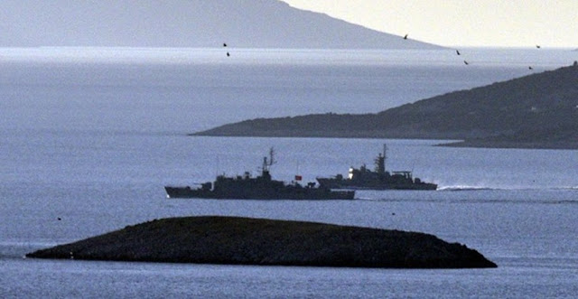 ΕΚΤΑΚΤΟ: Ναυτικό αποκλεισμό των Ιμίων με συγκέντρωση πολλών πολεμικών πλοίων και σκαφών της Ακτοφυλακής επιχειρεί τώρα η Τουρκία - Φωτογραφία 1