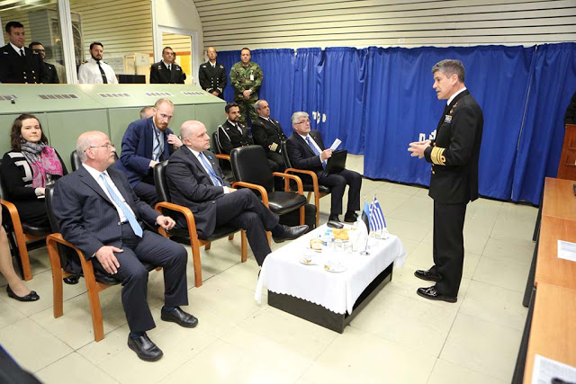 Επίσκεψη Υπουργού Άμυνας της Δημοκρατίας της Εσθονίας στο Κέντρο Επιχειρήσεων του Αρχηγείου Στόλου - Φωτογραφία 3