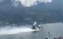 Μεγάλος τυπάρας - Έκανε το απίστευτο: Μοτοσικλετιστής ρολάρει πάνω σε...λίμνη με μηχανή αψηφώντας την βαρύτητα - Φωτογραφία 2