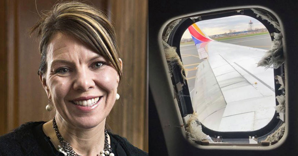 Αυτή είναι η γυναίκα που τη ρούφηξε παράθυρο αεροπλάνου - Φωτογραφία 1
