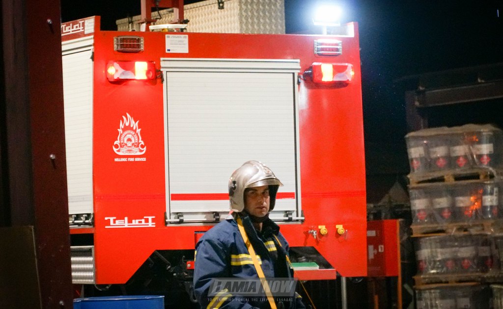 Σκηνές κινηματογραφικής ταινίας στην ΒΙ.ΠΕ Λαμίας - Άμεσα τα αντανακλαστικά της Πυροσβεστικής - Φωτογραφία 13