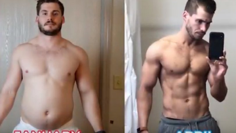 Mε ένα εκπληκτικό βίντεο ένας άνδρας δείχνει πώς μεταμόρφωσε το σώμα του σε 12 βδομάδες - Φωτογραφία 1