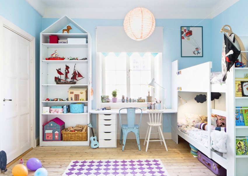 Δωμάτιο για δύο παιδιά: 10 πρακτικές ιδέες οργάνωσης - Φωτογραφία 9