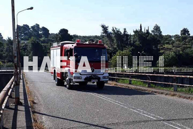 Δραματική επιχείρηση για τη διάσωση ψαρά στον Αλφειό (φωτογραφίες) - Φωτογραφία 3