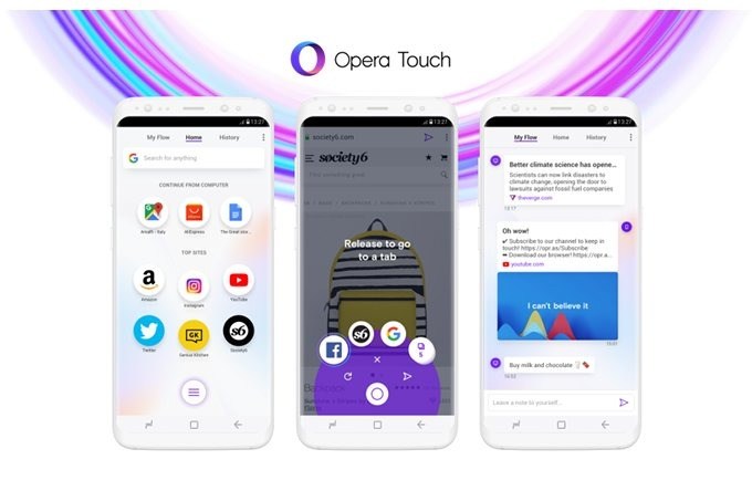 Opera Touch: νέος browser διαθέσιμος για Android - Φωτογραφία 1