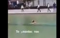 Βίντεο: Άντρας έβγαλε τα ρούχα του και έκανε βουτιά στο κανάλι του «Σταύρος Νιάρχος»