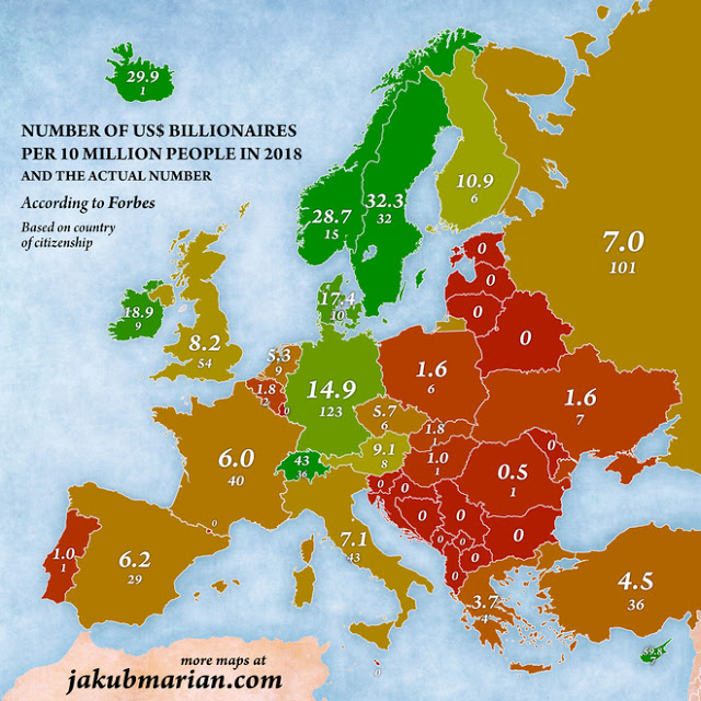Οι δισεκατομμυριούχοι της Ευρώπης: Ποια χώρα έχει τους περισσότερους για το 2018 - Φωτογραφία 2
