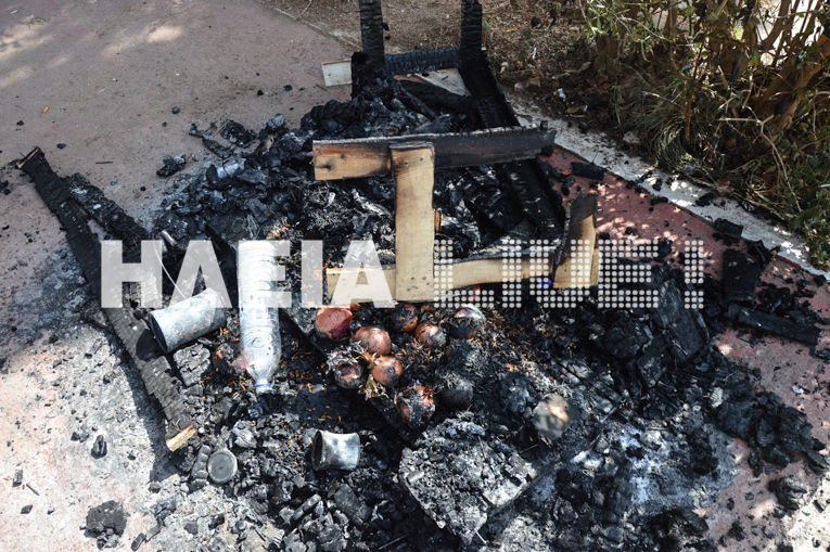 Ηλεία: Έκαψαν το περίπτερο μετά από άγριο ξύλο – «Πόλεμος» στη Νέα Μανωλάδα με εικόνες καταστροφής - Φωτογραφία 6