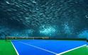 Το πρώτο υποβρύχιο γήπεδο τένις του κόσμου στο Ντουμπάι - Φωτογραφία 3
