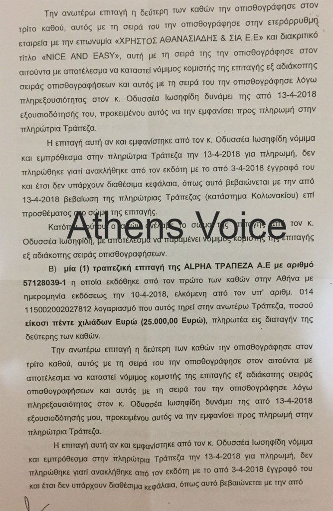 Κατάσχεση στο σπίτι και στο γραφείο του Αλέξανδρου Λυκουρέζου για ακάλυπτες επιταγές - Φωτογραφία 3