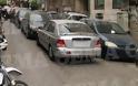Απίστευτο: Kάθετος δρόμος στην Πατησίων κοντά στο Α.Τ Κυψέλης έγινε πάρκινγκ κατασχεμένων αυτοκινήτων - Φωτογραφία 1