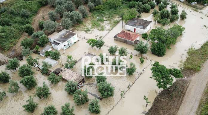 «Πνίγηκε» το Στρέφι: Κλειστή η Ε.Ο. – Τεράστιες καταστροφές σε Καρούτες, Λαντζόϊ και Σαλμώνη - Φωτογραφία 15