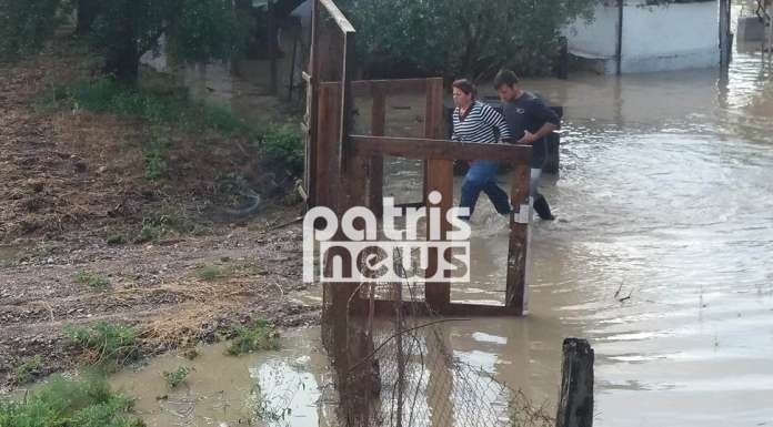 «Πνίγηκε» το Στρέφι: Κλειστή η Ε.Ο. – Τεράστιες καταστροφές σε Καρούτες, Λαντζόϊ και Σαλμώνη - Φωτογραφία 6