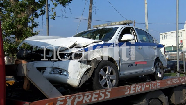 Τροχαίο με περιπολικό της ΕΛ.ΑΣ που πέρασε με κόκκινο! (ΦΩΤΟ & ΒΙΝΤΕΟ) - Φωτογραφία 2