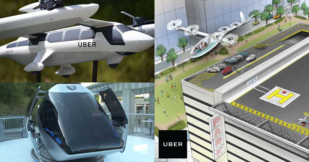 Η Uber παρουσίασε τα πρώτα ιπτάμενα ταξί που θα κυκλοφορήσουν το 2020 - Φωτογραφία 1