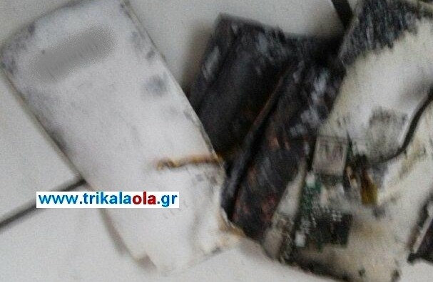 Απίστευτο: Ανατινάχτηκε και πήρε φωτιά συσκευή Power Bank στα Τρίκαλα - Σοκάρουν οι εικόνες - Φωτογραφία 1