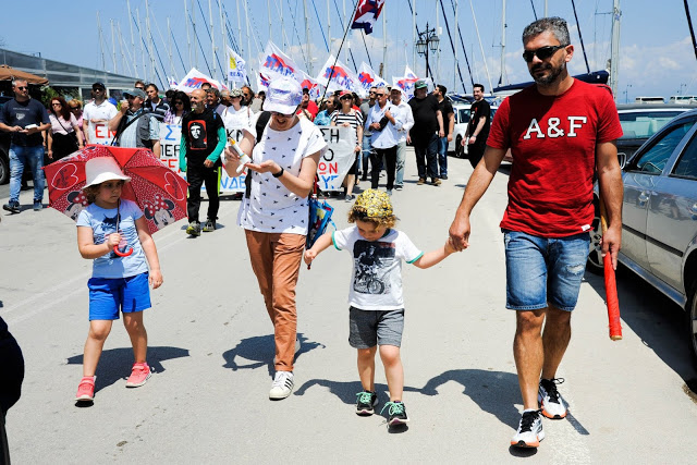 Μαζική και μαχητική η κινητοποίηση στη Βάση του AKTIOY (ΦΩΤΟ) - Φωτογραφία 20