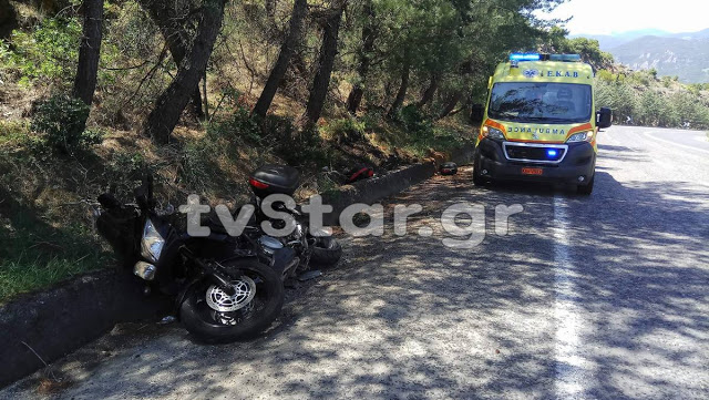 Σοβαρό τροχαίο με μηχανή στον Μπράλο - Φωτογραφία 4