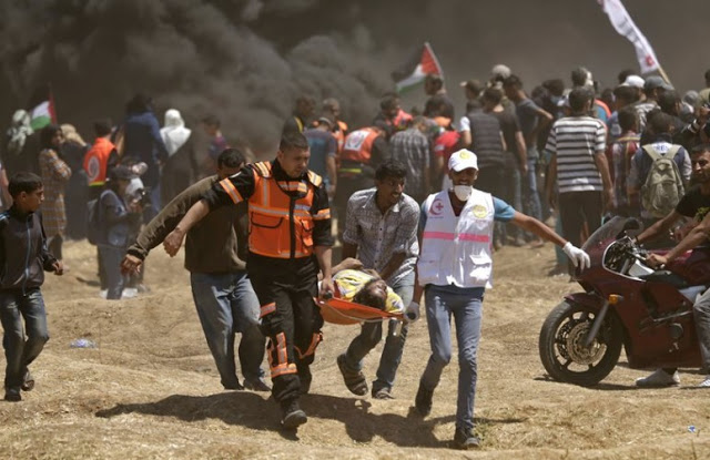 Μακελειό στη Γάζα: 38 νεκροί Παλαιστίνιοι λίγο πριν το άνοιγμα της πρεσβείας των ΗΠΑ στην Ιερουσαλήμ [photos+video] - Φωτογραφία 6