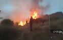 Συναγερμός στην Πυροσβεστική λόγω φωτιάς στον καταυλισμό των Ρομά - Φωτογραφία 1