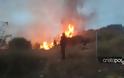 Συναγερμός στην Πυροσβεστική λόγω φωτιάς στον καταυλισμό των Ρομά - Φωτογραφία 3