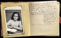Στο φως «κρυφές» σελίδες από το ημερολόγιο της Άννας Φρανκ - Φωτογραφία 1