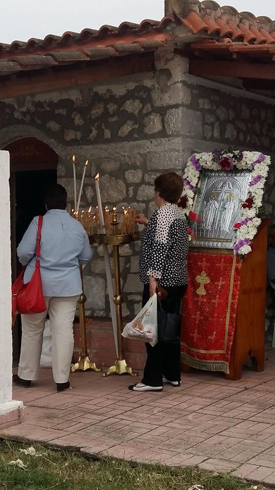 ΒΟΝΙΤΣΑ: Εσπερινός και αρτοκλασία στο εκκλησάκι του Αγίου Κωνσταντίνου στη περιοχή φραξάς (ΦΩΤΟ) - Φωτογραφία 17