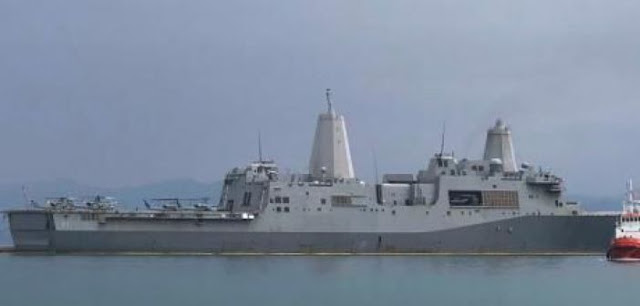 Στο Ιόνιο το πολεμικό πλοίο των ΗΠΑ που φτιάχτηκε από τα συντρίμμια των Δίδυμων Πύργων - Φωτογραφία 1