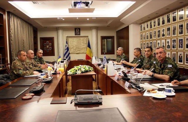 Επίσκεψη στο ΓΕΣ του Αρχηγού Χερσαίων Δυνάμεων της Ρουμανίας, Υποστράτηγου Ovidiu Liviu Uifaleanu - Φωτογραφία 5