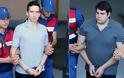 Νέες εικόνες από τους δύο Έλληνες στρατιωτικούς - Φορώντας χειροπέδες οδηγήθηκαν στο δικαστήριο