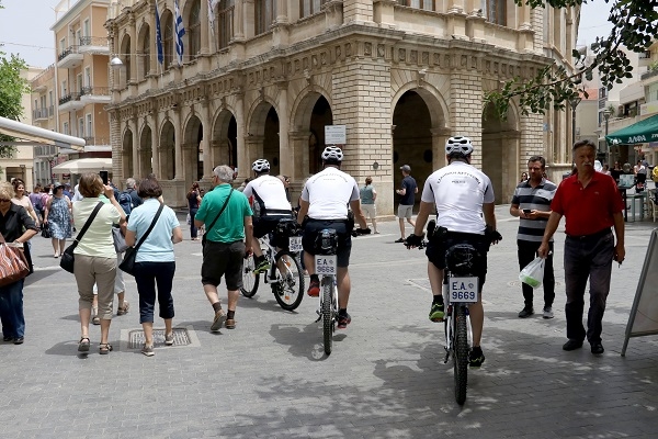 Ηράκλειο: Πρεμιέρα για τους ποδηλάτες αστυνομικούς - Φωτογραφία 5