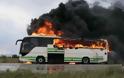 Κεραυνός χτύπησε λεωφορείο του ΚΤΕΛ γεμάτο επιβάτες - Κάηκε ολοσχερώς! (ΦΩΤΟ & ΒΙΝΤΕΟ)