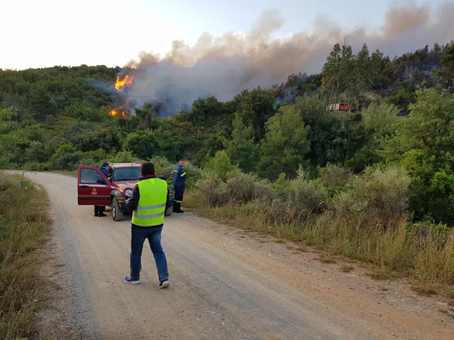 Εύβοια: Υπό έλεγχο η φωτιά που «απείλησε» χωριά του Δήμου Κύμης - Αλιβερίου (ΦΩΤΟ & ΒΙΝΤΕΟ) - Φωτογραφία 2