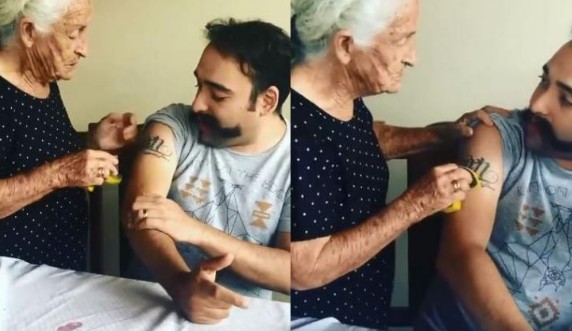 Αυτή η μάνα μόλις είδε το τατουάζ του γιου της έπαθε Σοκ - Τότε παίρνει σφουγγάρι και νερό και... γίνεται viral [video] - Φωτογραφία 1