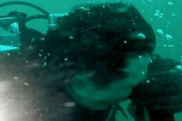 Κόβει την ανάσα: Η στιγμή που ένας δύτης ξέμεινε από οξυγόνο 100 μέτρα κάτω από την επιφάνεια της θάλασσας [video] - Φωτογραφία 1