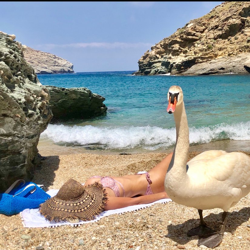 Η Ελένη Μενεγάκη προκαλεί ζαλάδα φορώντας μπικίνι στην παραλία - Φωτογραφία 2