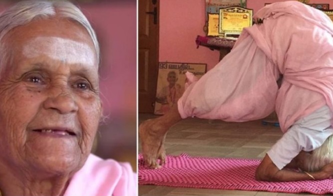 99χρονη δασκάλα γιόγκα που δεν έχει αρρωστήσει ποτέ αποκαλύπτει το μυστικό της μακροζωίας! - Φωτογραφία 1