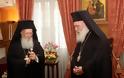 Μετά την ηχηρή απουσία του Αρχιεπισκόπου στο μοναστήρι του Οσίου Δαυΐδ: Έκτακτη συνάντηση Βαρθολομαίου με Ιερώνυμο την Δευτέρα