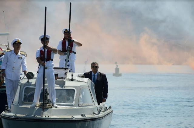 Χαιρετισμός ΥΕΘΑ Πάνου Καμμένου στις εορταστικές εκδηλώσεις του Πολεμικού Ναυτικού στα Ψαρά - Φωτογραφία 1