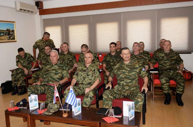 Επίσκεψη στο ΓΕΣ του Διοικητού Χερσαίων Δυνάμεων της Σερβίας Αντιστρατήγου Milosav Simovic - Φωτογραφία 9