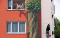 Τεράστια και εντυπωσιακή τοιχογραφία σε μια ολόκληρη γειτονιά... [photos]