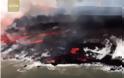 Βίντεο: Δέος από την εικόνα της λάβας που χύνεται στον ωκεανό