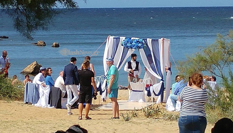 Σήμερα γάμος γίνεται σε... παραλία των Χανιών! [photos+video] - Φωτογραφία 2
